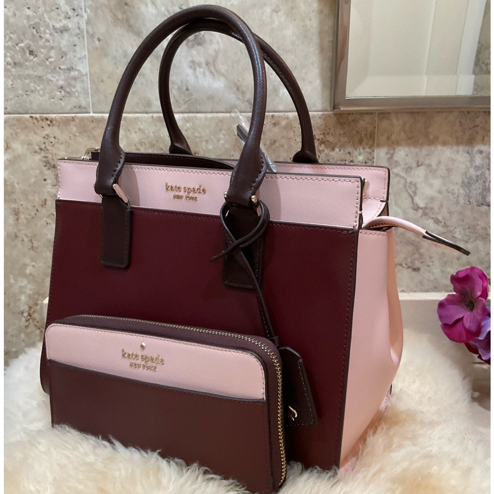 Kate Spade satchel and wallet set